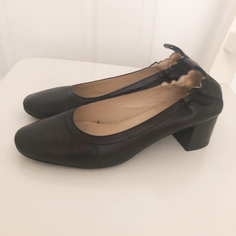 Everlane Day Heel Black 7.5 Real Leather